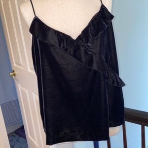 jcrew velour tank